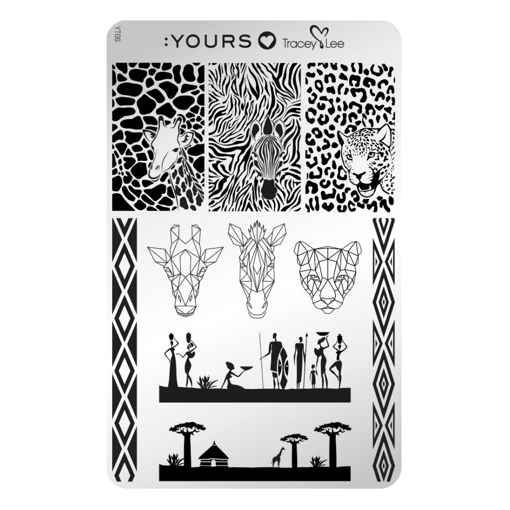 :Yours Nail Stamping Plate Afridisiac