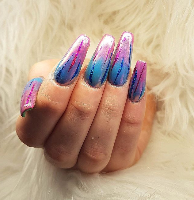 Amie Pike Ombre Nails