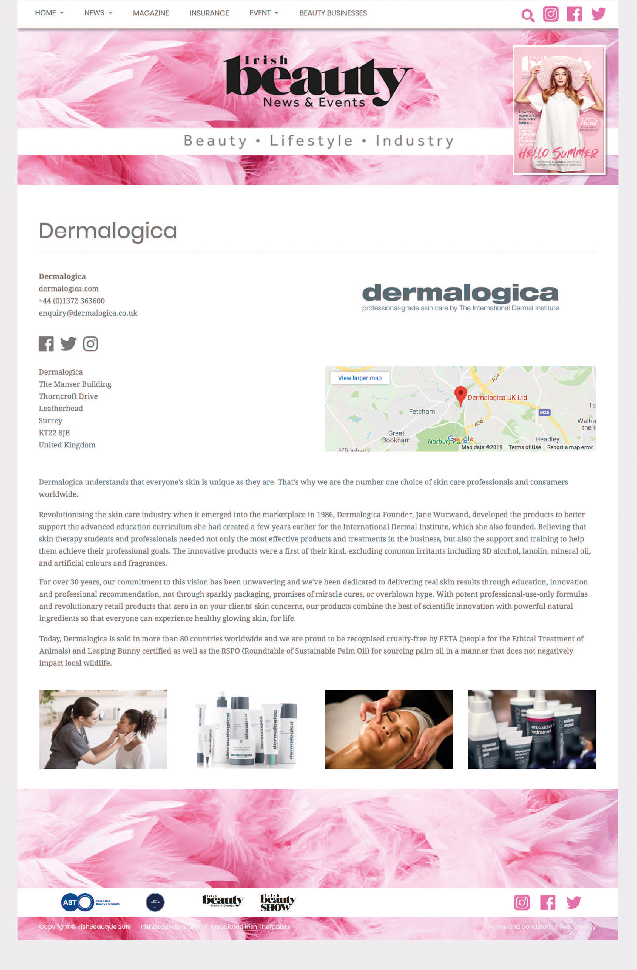 Irish Beauty Beauty Businesses Directory