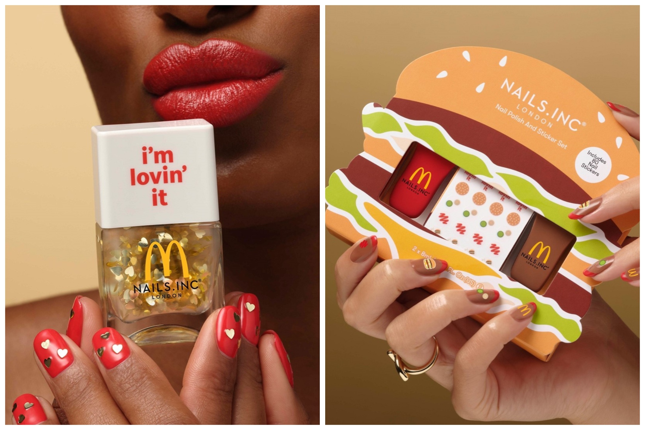 Nails Inc x McDonalds