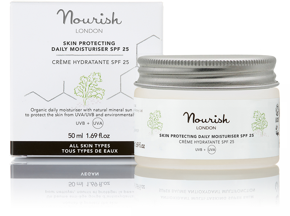 Nourish London's Skin Protecting Daily Moisturiser SPF 25 