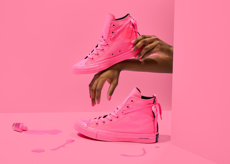 neutral kampagne ophobe OPI X Converse launch Neon nail & footwear range